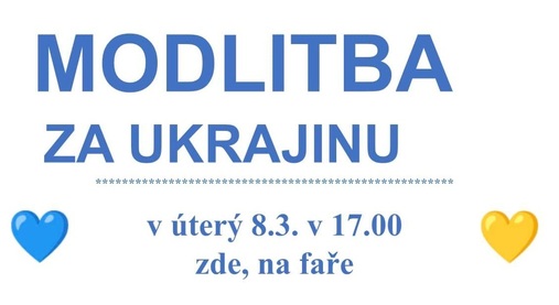 Modlitba za Ukrajinu