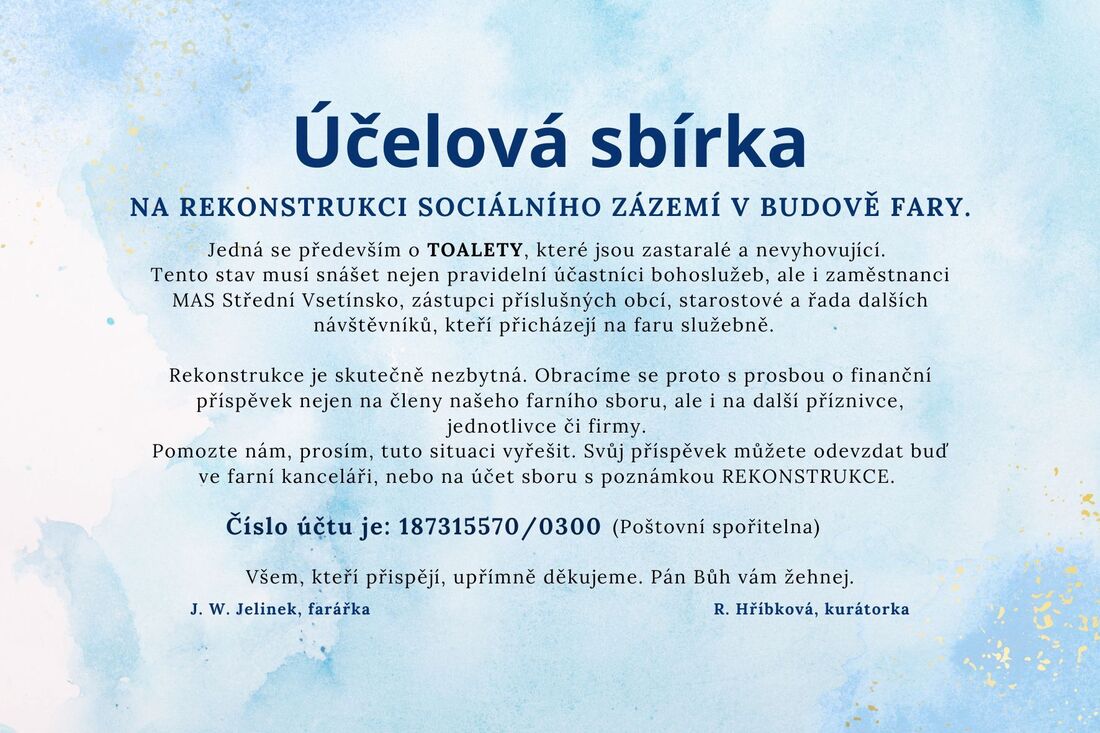Účelová sbírka 2024 Účelová sbírka 2024